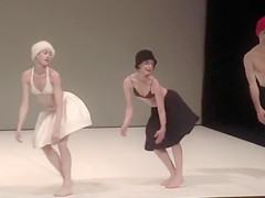 Marvelous actresses acquire partially nude whilst acting in a play