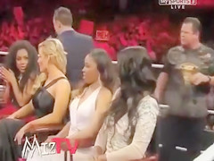 Merry nipp in the WWE ring