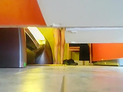 Impressive brass strips previous to jumping into a tanning couch