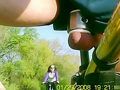 Naughty boy craves everybody to watch his balls