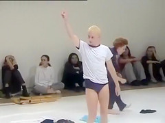 Stripped performance art is quite a show