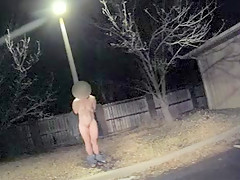 Excited dilettante Outdoor, Fetish sex clip