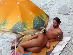 Slender nudist hotty gives head to the incredibly lewd dad