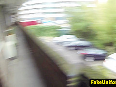 brit cop pounds skanks box previous to spunk flow