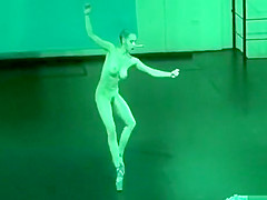 Exposed art show with a wicked ballerina