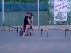 Nasty youthful pair enjoys copulating in public