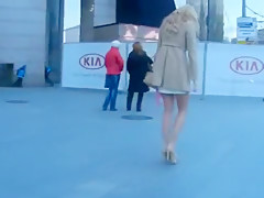 Hottest non-professional Solo Angel, Outdoor porn movie scene