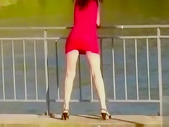 Nice-Looking mother i'd like to fuck can't live without to urinate in the new air