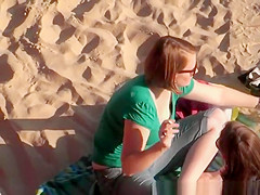 Short hair sweetheart beach down blouse