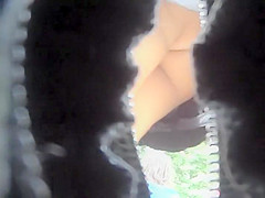 Love Tunnel slide of dancing rave gal