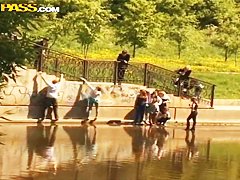 Giving wild blow job in the car delights hot Yulia