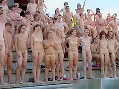 Undressed on stadium