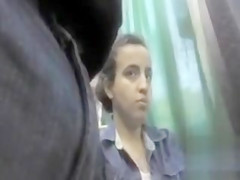 Boner on the teach right next to a cute angel