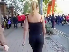 I just had to follow her wazoo!