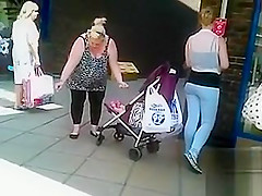 Shopping with marvelous sweethearts and looking up skirts