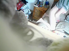 My ally's mamma caught masturbating on hidden camera