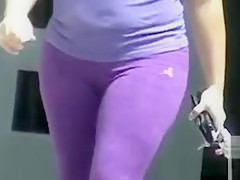 Sporty honeys in yoga panties have the most excellent booties