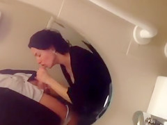 Getting a irrumation from a co-worker