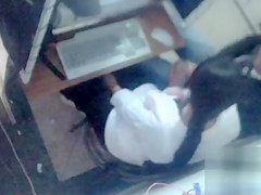 Lewd boss seduces his female secretary