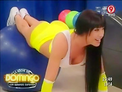 Sporty Latin Chick captivates on television