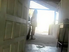 Hidden Voyeur Hawt Beauty Plays with Fake Penis on Car in Public