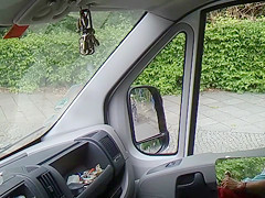 Man flashing dong in car to babes and they crave to engulf his schlong