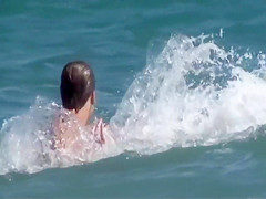 Nudist beach a nudist wife playing with shlong caught voyeur