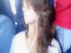 Hawt Gal Shlong Flashed in the Bus