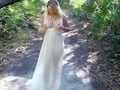 Topless Beach Woman with Natural Large Boos Candid Voyeur Episode