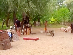 Awesome big beautiful woman, Outdoor xxx scene