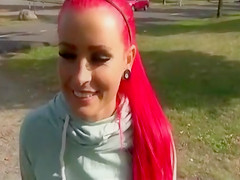 Public Pickup of Babe German Cookie and Fucking Her in Park