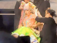 Popular singer gives a decision to go not quite fully exposed for the crowd