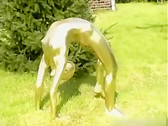 Exotic dilettante Outdoor, Miniature Breasts porn movie scene