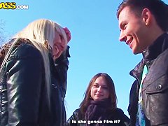 Winter Vacation Begins With A Fellatio By A College Blond