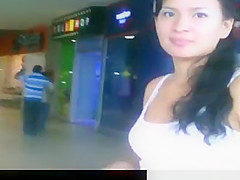 Cute latin chick beauty in constricted panties