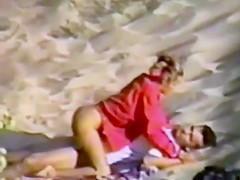 Voyeur watched a hawt fuck on the sand