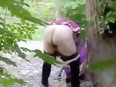 Sexually Excited non-professional big beautiful woman, Outdoor adult movie