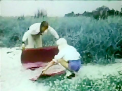 Excited Outdoor, Vintage xxx movie scene