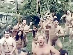 Concupiscent dilettante Nudists, Outdoor xxx scene