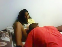 Desi hottie lets her Ally eat her vagina