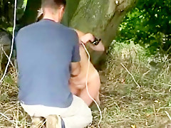 Dilettante - just hanging around   dildoing outdoors