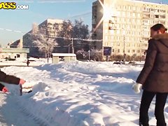 My wicked and very hoy girlfriend warming me up