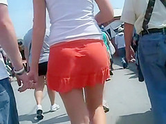 Short Orange Petticoat