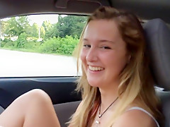 Legal Age Teenager pair fuck in the car (1St Movie)