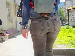 Precious beauty with giant arse