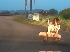 Outdoor crossdresseer