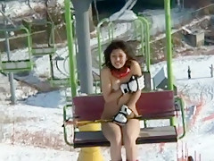 Fabulous Japanese wench in Fantastic Public, Outdoor JAV scene