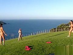 Outstanding Peach Is Popping Out Her Stretched Pink Kitty In C