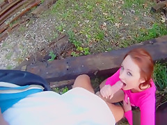 This Redhead Student Claimed This Babe Was Late For Classes When