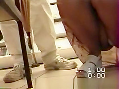 squatting in the store